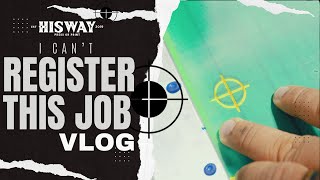 I cant Register this Job // VLOG