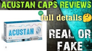 acustan caps reviews | acustan funziona legit or scam | acustan caps real or fake review