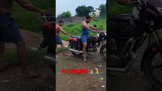 RUNNING BIKE PULLING FROM BACK SIDE 🔥🔥💪💪#motivation#shortvideo PLZ SUBSCRIBE 🙏