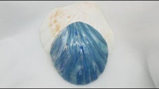 How To Make Blue Sea Shell | Polymer Clay | Inspired by Kathryn Halstead | Part 1 of 2