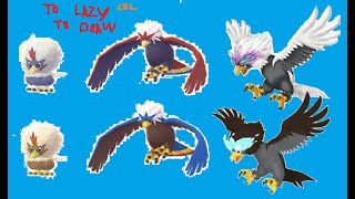 FULL RUFFLET EVOLUTION TEAM! Normal & Shiny Rufflet, Braviary, Braviary-Hisui) Salty Forfit?