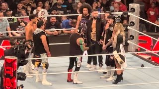 Rey Mysterio roasting Dominik Mysterio and Liv Morgan and brawl!! WWE RAW 8/26/2023