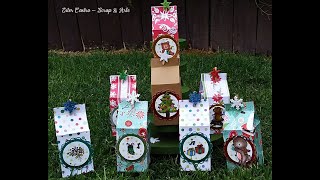 CAJITAS DE LECHE O MILK BOX NAVIDEÑAS PARA CALENDARIO DE ADVIENTO 2020 - RETO CERECITAS ARTE Y SCRAP