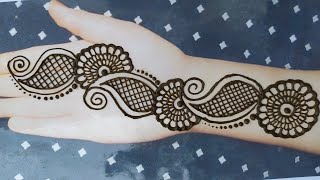 Beautiful flower mehandi design/सुंदर मेहंदी आर्ट