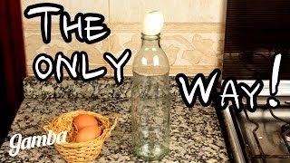 How to Get an Egg in a Bottle - Experiment