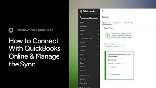 Builders: How to Connect With QuickBooks Online and Manage the Sync