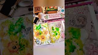 ART JOURNAL Process #artjournaling #artjournal #aestheticjournal