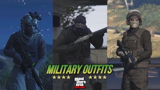 5 Military Outfits | GTA Online (Tactical Stealth Outfits)