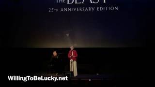 Dame Angela Lansbury sings Beauty and the Beast at the 25th Anniversary Screening