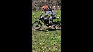 Surron BAC 8000 on Pit bike track