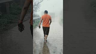 Heavy Rain Beautiful weather in Purandar Fort near Pune #jayeshraut #lifesmilevlog #lifesmile