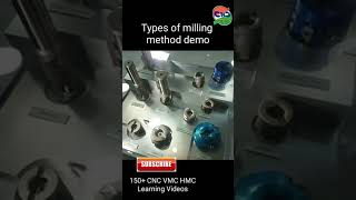 Types of milling methods in CNC VMC/HMC MACHINE #SHORTS