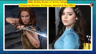 Millie Bobby Brown vs Jenna Ortega - comparing  movies, tv shows, awards  and box office | Wednesday