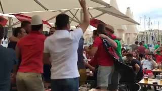 Shqiperia Euro 2016 Marseja vishet Kuqezi - Albanian fans Marseille