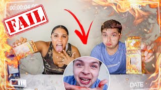 SPICY FOOD CHALLENGE | EATING THE WORLD'S HOTTEST GUMMY BEAR !! *** DON'T TRY THIS ***