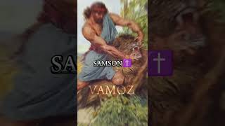 HAZRAT ALI (RA)☪️VS SAMSON ✝️|#shorts#india#quotes#motivation#islam#power#christianity#lion#religion