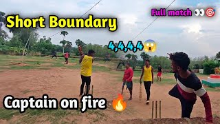 Cricket match live 😜 Gully Cricket 🏏 #cricket Short Boundary Only 4,4,4🤯