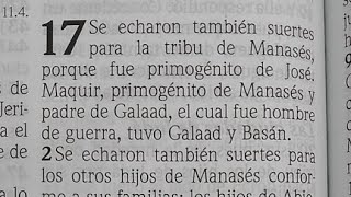 Josué 17-18 (Territorio de Efrain y de Manasés) y Juan 19 (Crucifixión y muerte de Jesús)