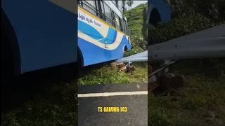 Government Bus Accident 😭#shorts #viral #bus #ets2 #bussid #music #song#trend #tsgaming143#op#lorry