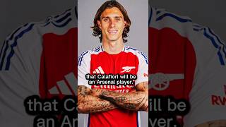 Calafiori joins Arsenal #shorts #arsenal #football