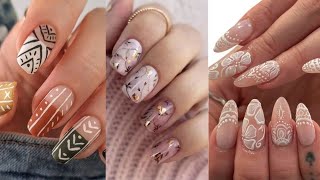 Beautiful Boho Nails design | trendy and elegant fashion