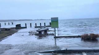 Coastal flooding town dock noank ct