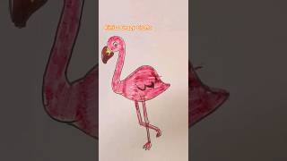 flamingo drawing #easydrawing #drawing #simpledrawing #flamengo  #howtodraw