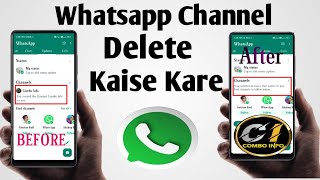 How To Delete WhatsApp Channel//Whatsapp Channel Delete Kaise kare