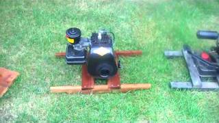 6 Briggs & Stratton engines running