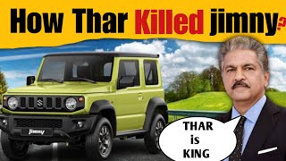 how Thar killed jimny? | jimny की sale क्यों घट रही है | gyanofobia