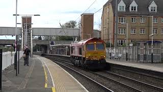 GBRf Biffa Liverifed 66783 passing Elstree & Borehamwood