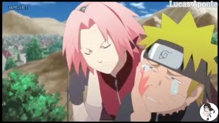 SAKURA INTENTA TOCAR LAS PARTES DE NARUTO PARA AYUDARLO Y SASUKE ATACA A SAKURA(SUB ESPAÑOL)