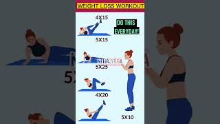 Weight Loss Exercises At Home #shorts