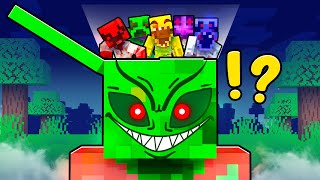 What’s Inside SLIME BLOCK.EXE’S HEAD in Minecraft!