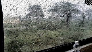 Enjoying Rain in Train | AP SAMPARK KRANTI EXPRESS