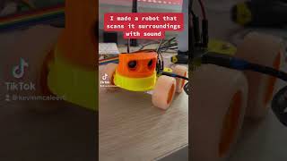 I made a robot that can see using sound. #shorts