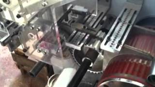 Row drinking straw packaging machine