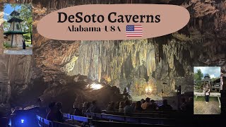 DeSoto Caverns/é uma série de cavernas e uma atração turística localizada em Childersburg - Alabama.