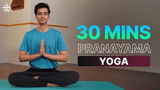 30 Mins Pranayama Yoga | Yoga At Home | Yoga For Beginners | Yoga Routine | @cult.official