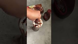 Best Chocolate  milkshake  with icecream |how to make perfect chocolate milkshake# trending# shorts#