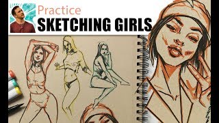 Sketching Girls