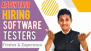 Software Testing Vacancies | Manual Testing Jobs for Fresher | Automation Jobs for 0 to 6 YOE