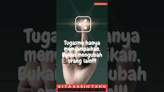 Tugas kita hanya menyampaikan... #dakwah #edukasi #shortvideo #youtubeshorts #like #share #catatan