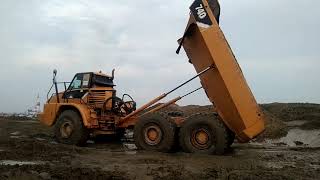 Dumper Truck | That wheel truck has a lot of power | Caterpillar Boy