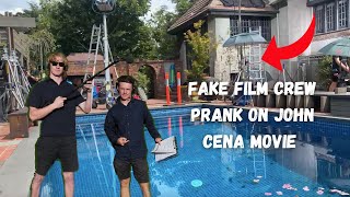 Fake Film Crew Prank On Movie Set (Ricky Stanicky)