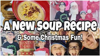 A Quick and Easy Dinner • CHEESEBURGER SOUP • Small Town Christmas Fun & a Delicious Dinner!