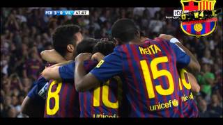 Alexis sanchez first goal with FC Barcelona against Villareal CF 29/08/2011 Liga BBVA HD 720p