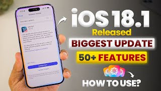 iOS 18.1 Released with Big Features & Apple Intelligence 🔥 How to use in India ?