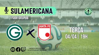 GOIÁS x IND. SANTA FÉ - Sulamericana | AO VIVO ⚽