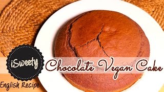 Fluffy Chocolate Vegan Cake Recipe Without Mixer [No Eggs, Milk and Butter]